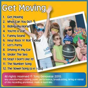 Get Moving CD Cool 4 Kids