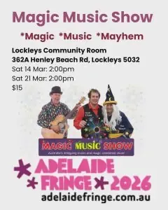 Interactive Magic Music Show for children at the Adelaide Fringe