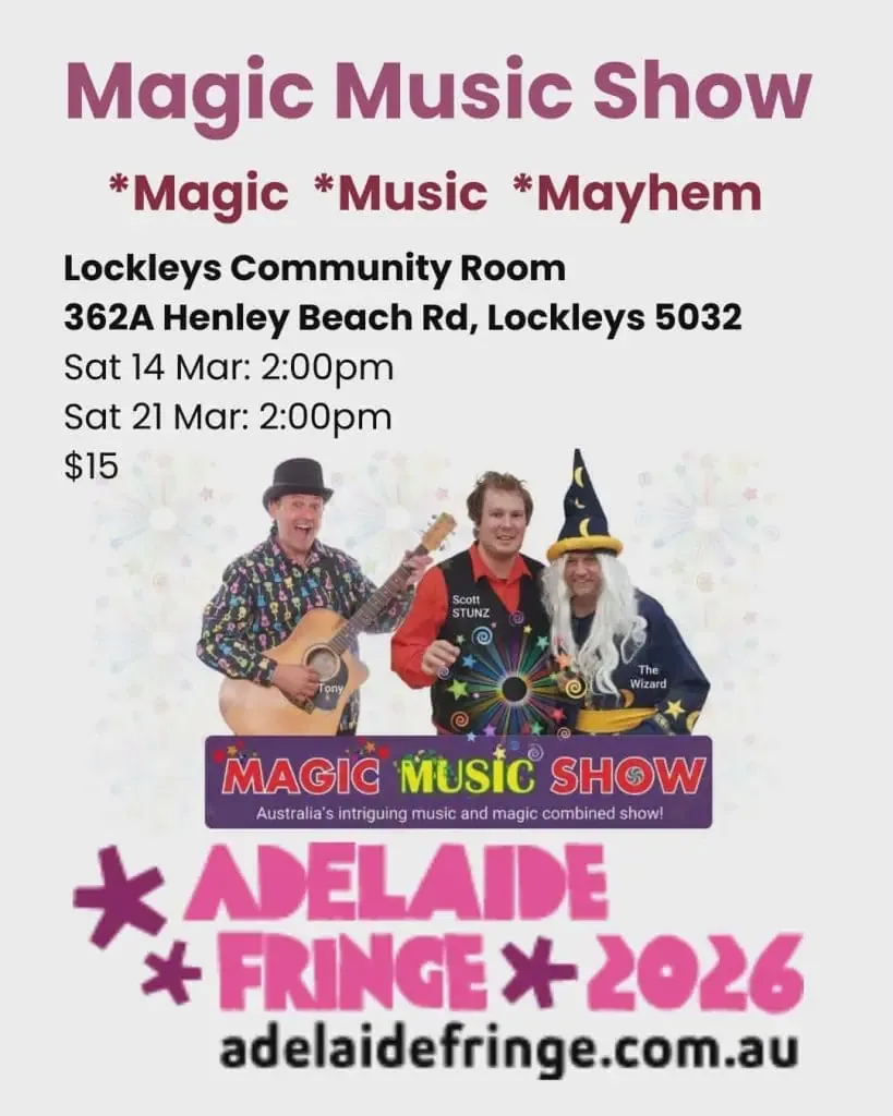 Interactive Magic Music Show for children at the Adelaide Fringe