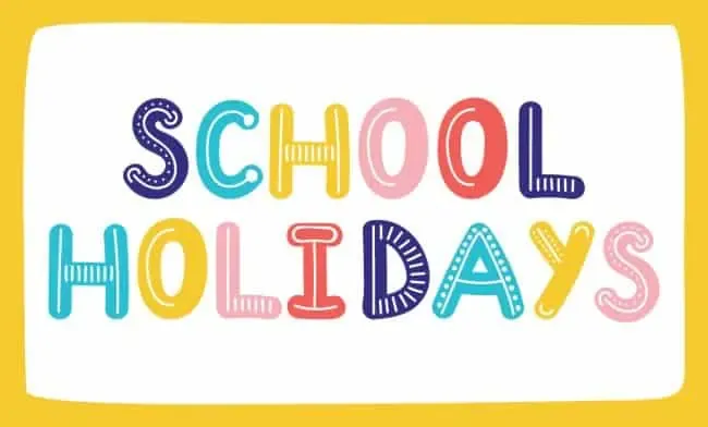 October School Holidays